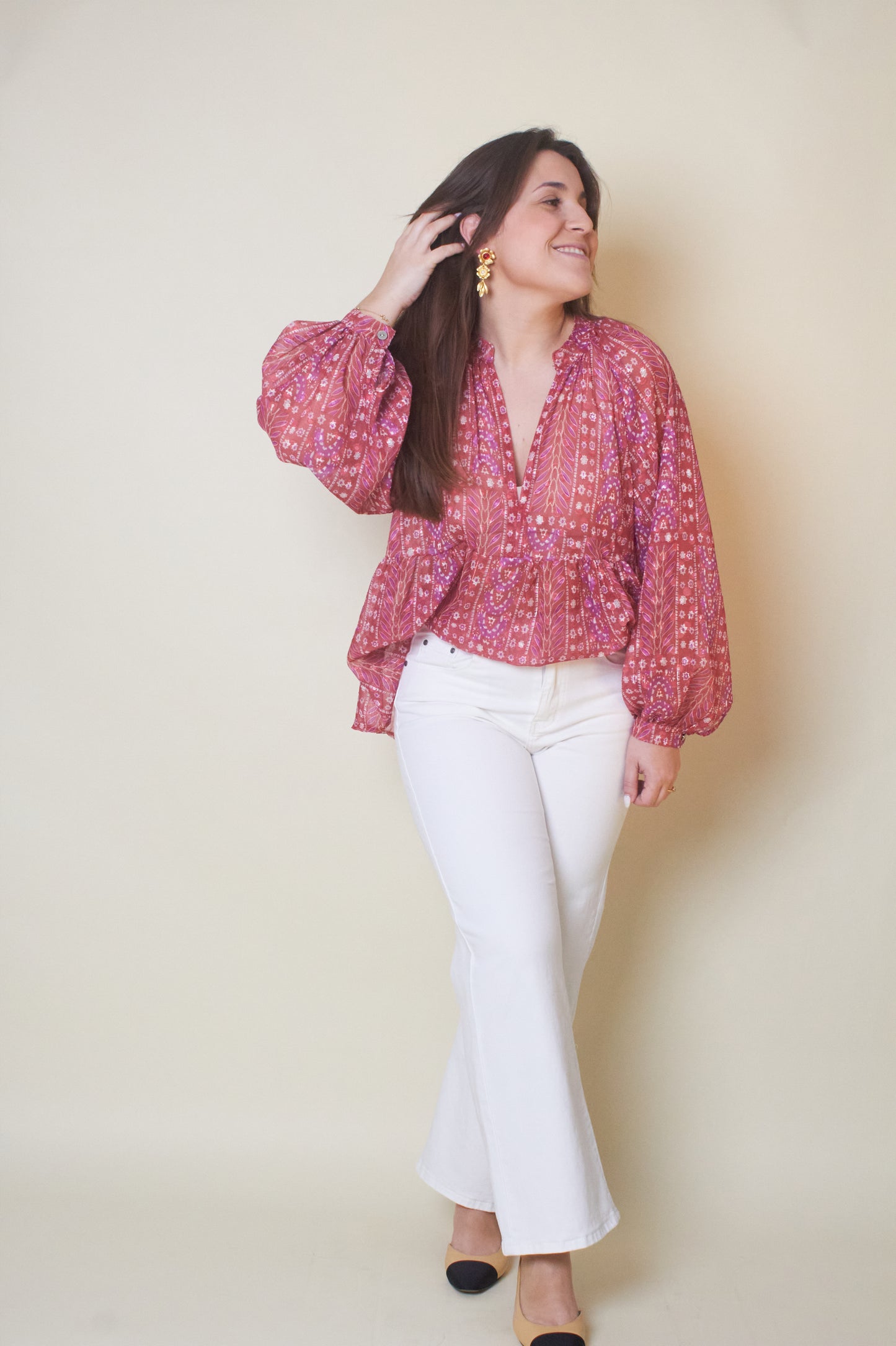 Blusa Manga Bufante