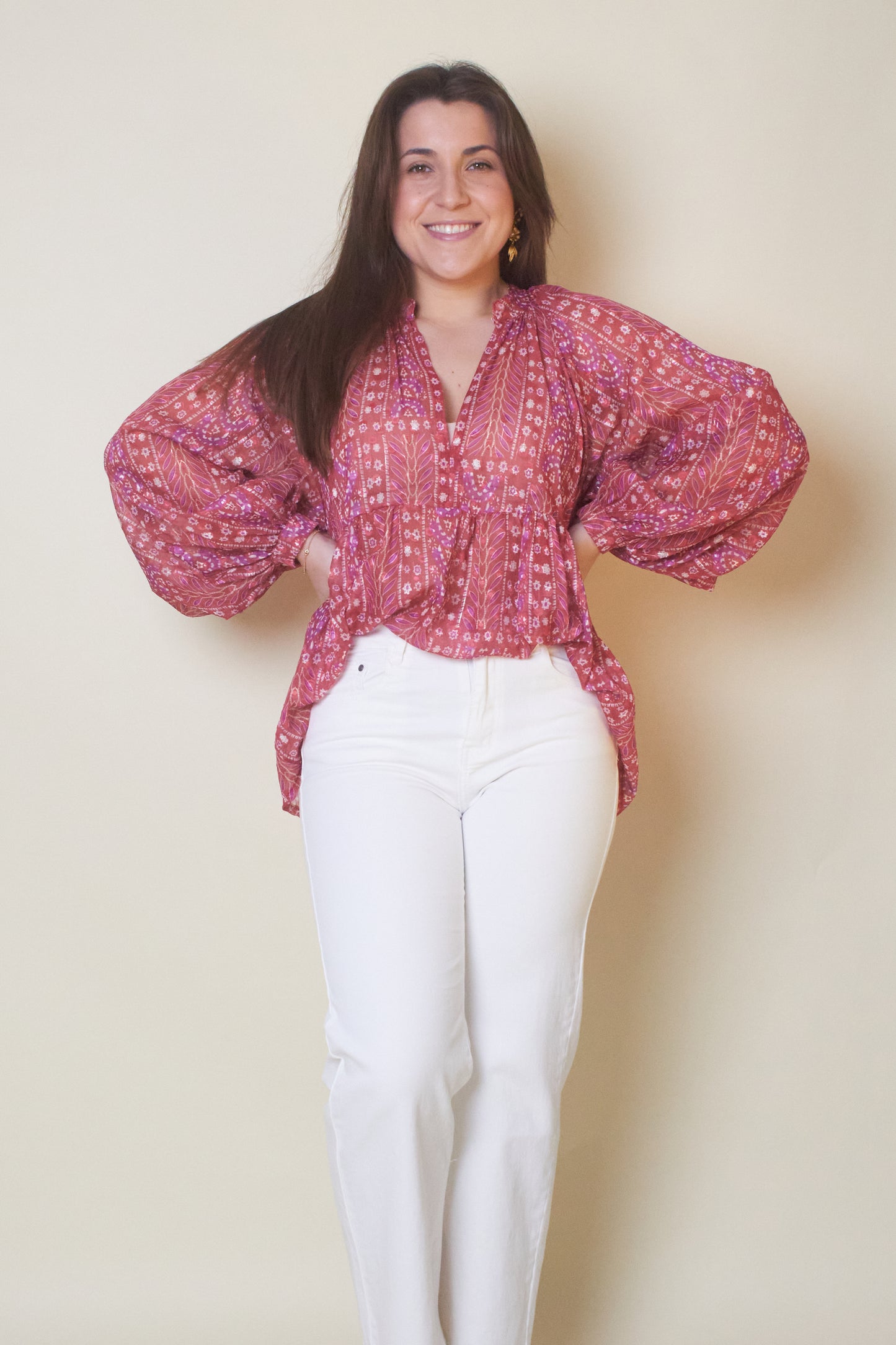 Blusa Manga Bufante