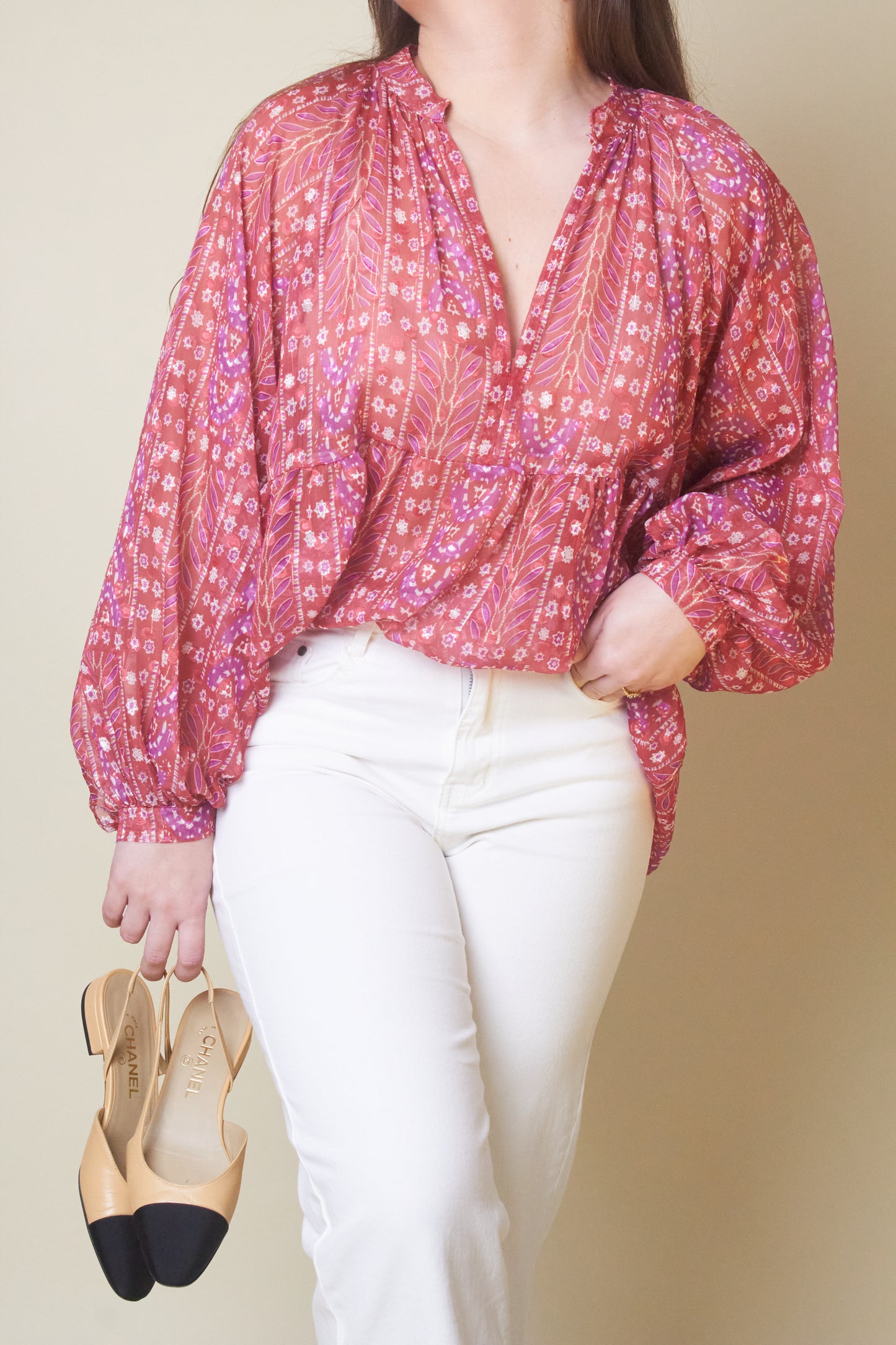 Blusa Manga Bufante