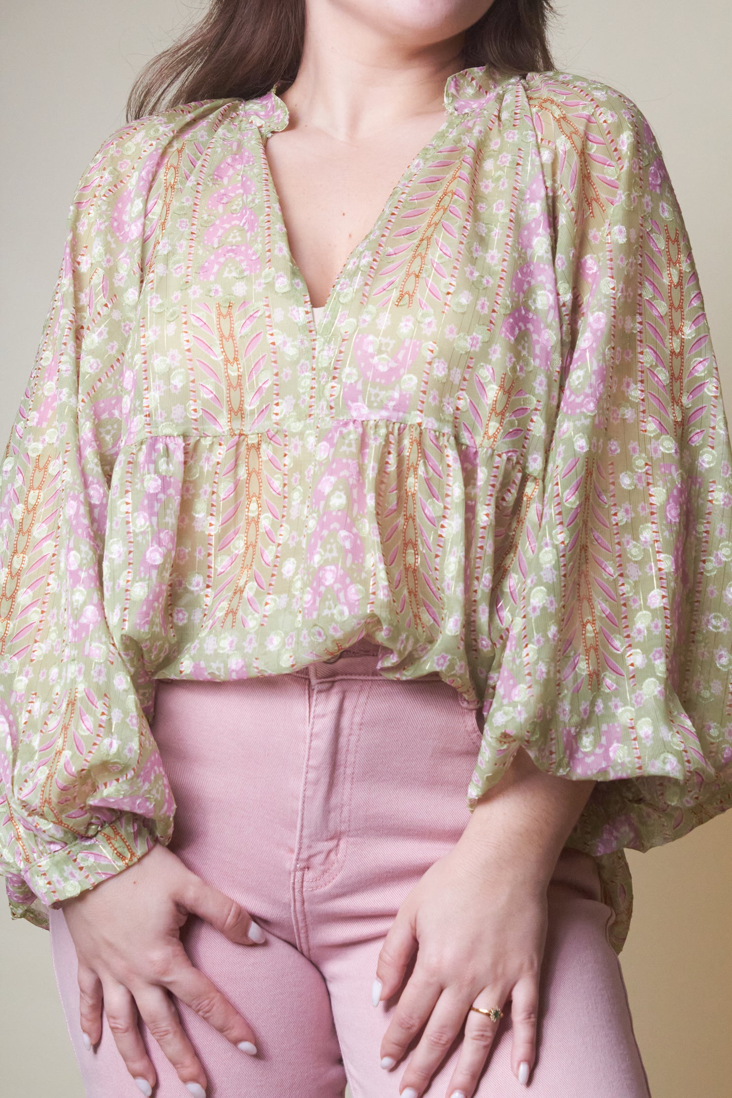 Blusa Manga Bufante