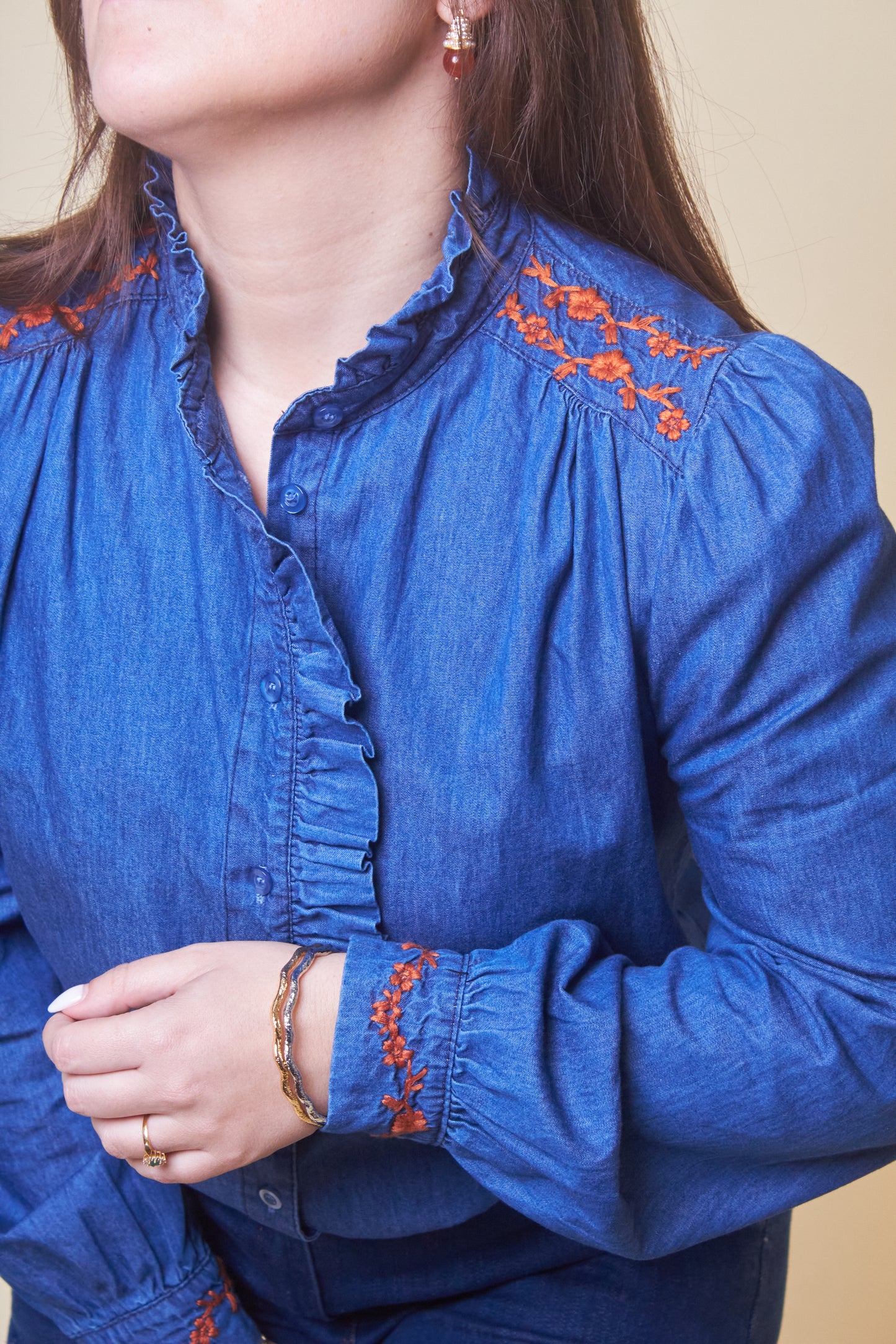 Camisa Ganga Bordada