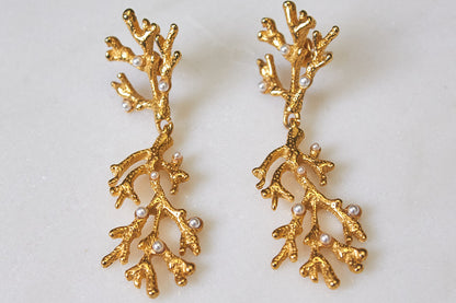Brincos Coral